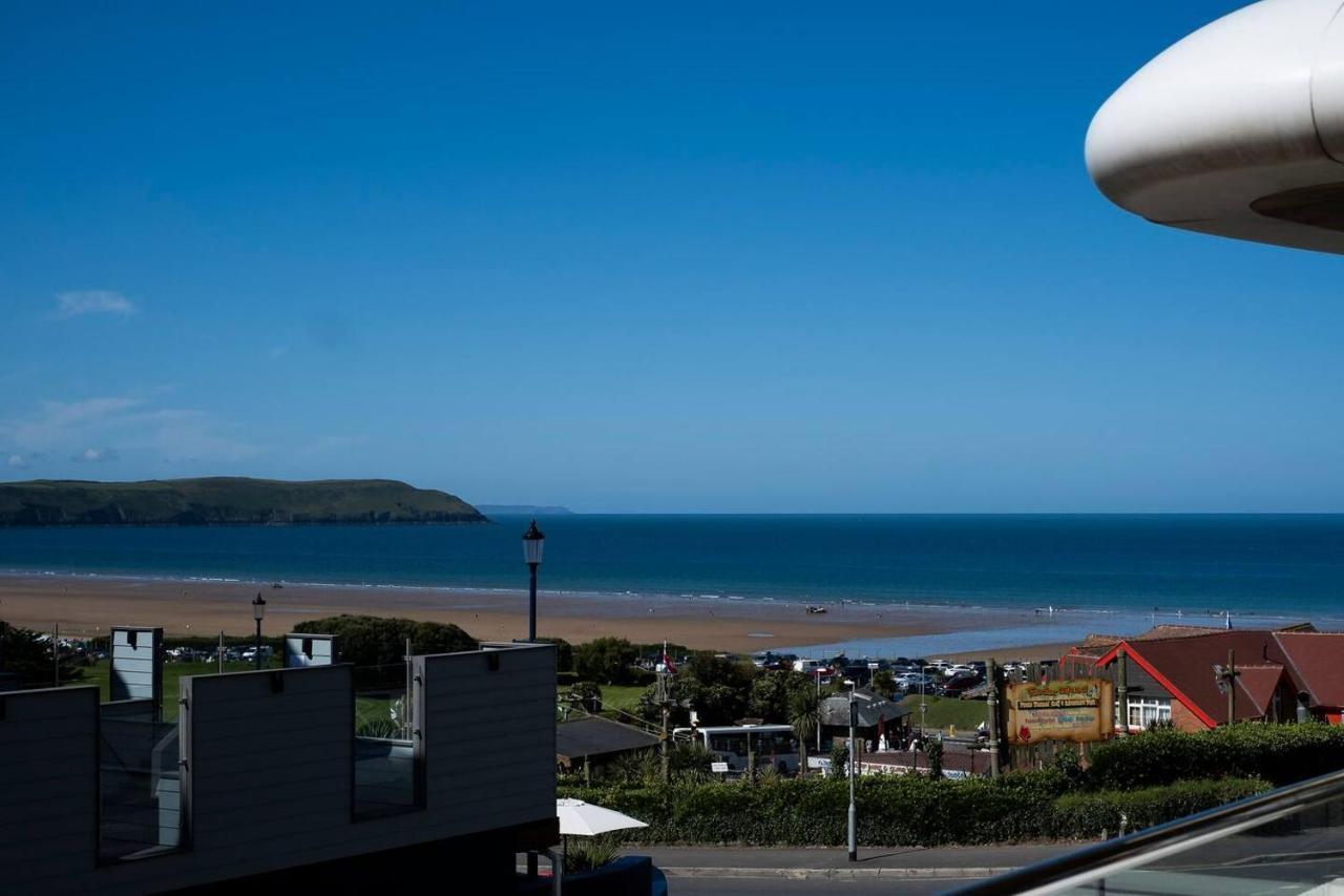 4Br-8Guests-Balcony-Beachview-Pool-Pets Woolacombe Εξωτερικό φωτογραφία
